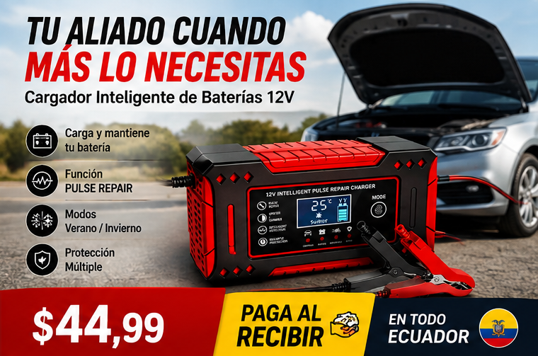 🚗⚡ INICIADOR DE BATERIA PORTÁTIL ¡VUELVE A ARRANCAR TU VEÍCULO EM MINUTOS! 🔋