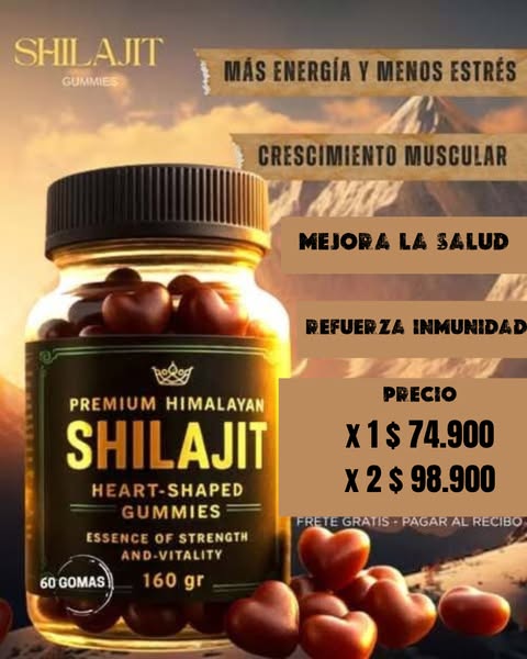 GOMAS SHILAJIT BLACK DAYS - Despierta tu poder fórmula transformadora 🔥