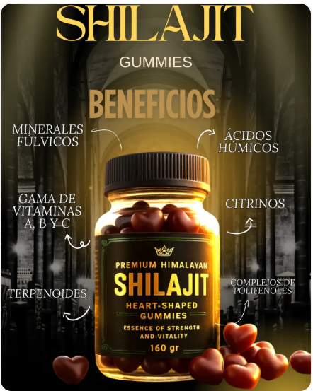 GOMAS SHILAJIT BLACK DAYS - Despierta tu poder fórmula transformadora 🔥