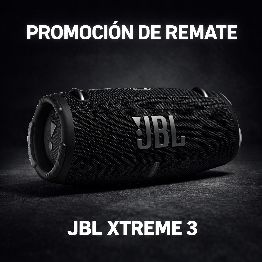 Parlante JBL Xtreme 3 [PROMO] JBL XTREME 3 - Promoción Remate 75% OFF Precio de oferta $59.90 Precio habitual $100.00