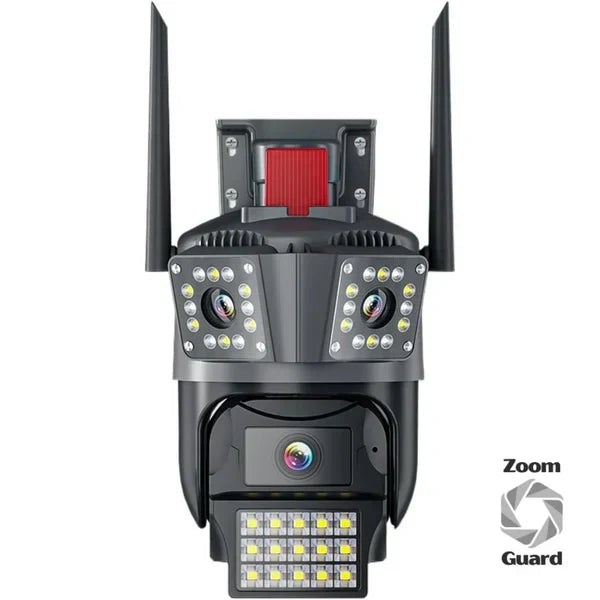 🛡️ Zoom Guard — Cámara de Seguridad Triple Lente